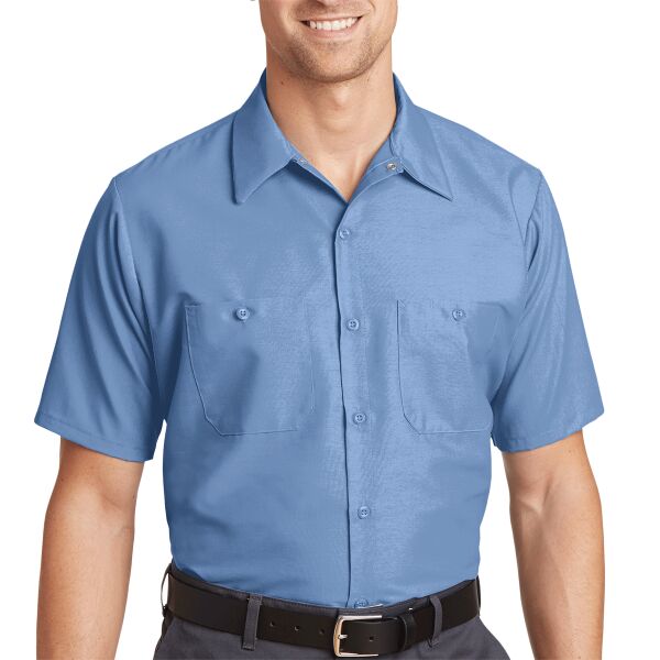Long Size, Short Sleeve Industrial Work Shirt Thumbnail