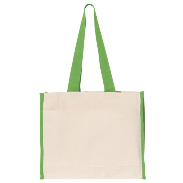 14L Tote with Contrast-Color Handles Thumbnail