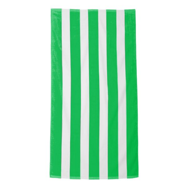 Cabana Stripe Velour Beach Towel Thumbnail