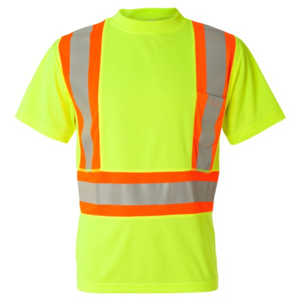 Class 2 Flat Stitch Self-Fabric Panels T-Shirt Thumbnail